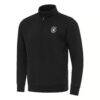 Germany National Team Antigua Landslide Quarter-Zip Pullover - Black - Side View