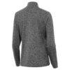 Germany National Team Antigua Women's Master Quarter-Zip Pullover - Heather Black - Detail View
