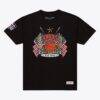 New York Knicks Mitchell & Ness Allegiance T-Shirt - Black - Front View