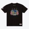 Golden State Warriors Mitchell & Ness Allegiance T-Shirt - Black - Front View