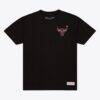 Chicago Bulls Mitchell & Ness Airbrush T-Shirt - Black - Front View