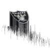 Las Vegas Raiders Mitchell & Ness Women's Core Essentials Micro Logo Boxy Crop T-Shirt - Black - Detail View