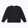 Detroit Lions Mitchell & Ness Women's Sweatshirt - Black - Front View