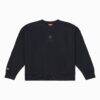 Pittsburgh Steelers Mitchell & Ness Women's Sweatshirt - Black - Front View