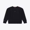 Philadelphia Eagles Mitchell & Ness Women's Sweatshirt - Black - Front View