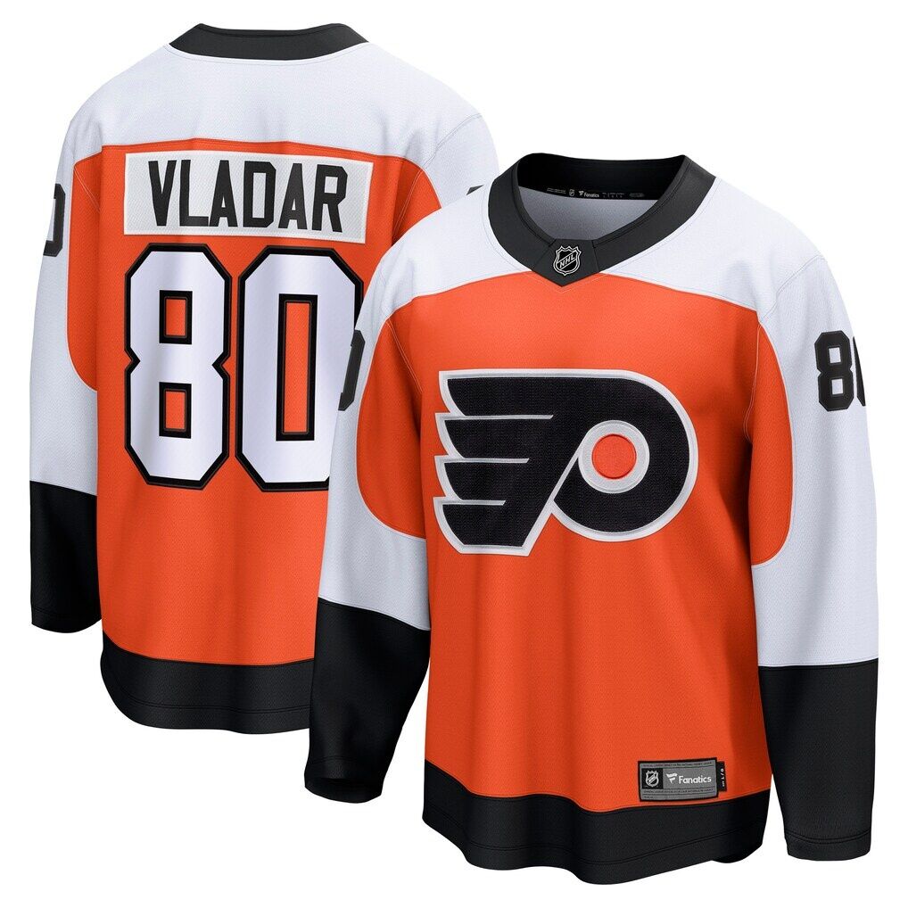 Dan Vladar Philadelphia Flyers Fashion7 Home Breakaway Jersey