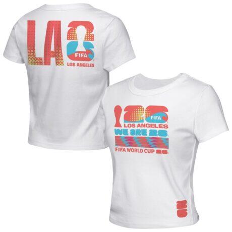 FIFA World Cup 2026 Outerstuff Women's City View Baby Tri-Blend T-Shirt - White - Front View
