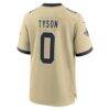 Jordyn Tyson New Orleans Saints Nike 2026 NFL Draft First Round Pick No. 8 Alternate Game Jersey - Gold - Detail View