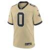 Jordyn Tyson New Orleans Saints Nike 2026 NFL Draft First Round Pick No. 8 Alternate Game Jersey - Gold - Side View