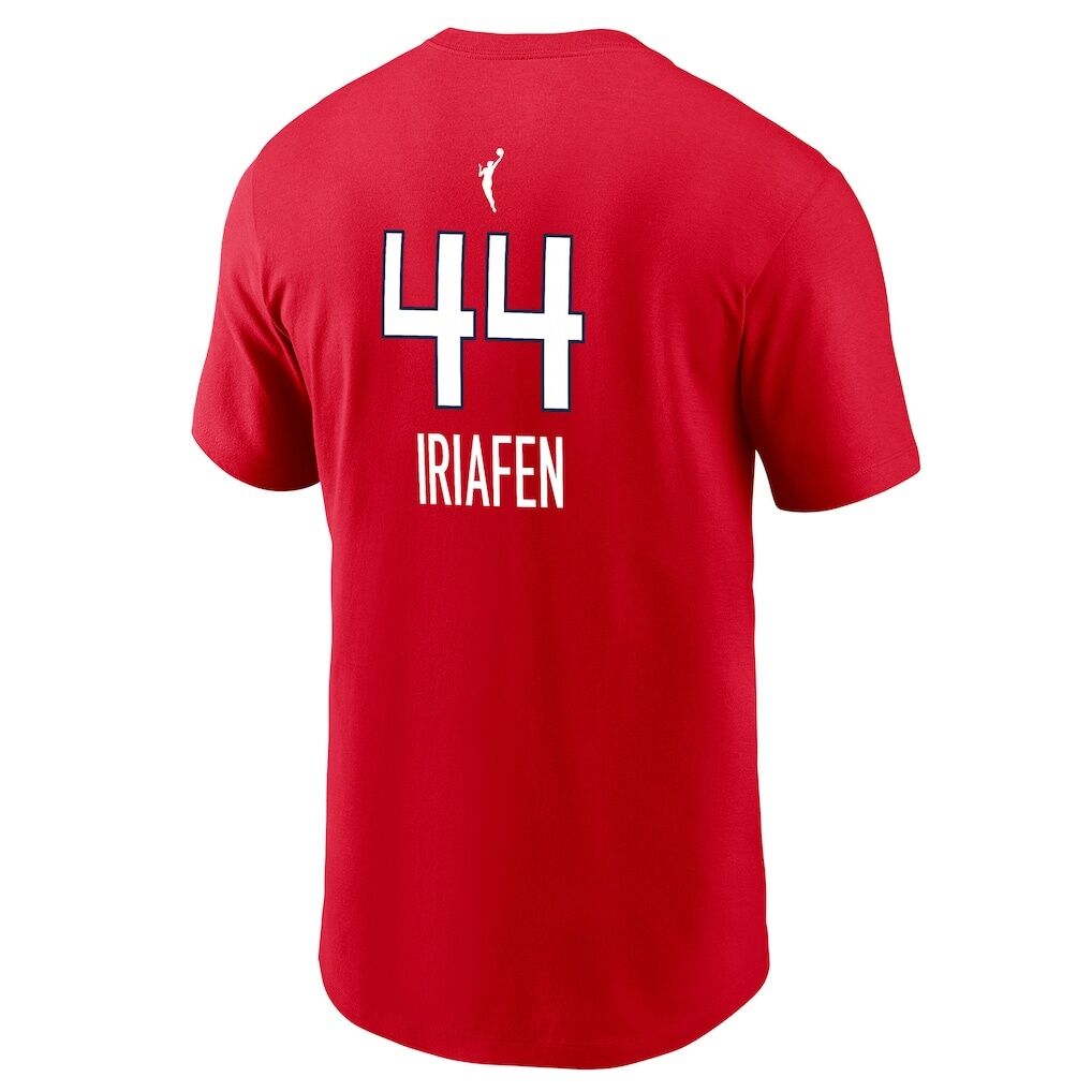 Kiki Iriafen Washington Mystics Nike Name & Number T-Shirt