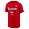 Kiki Iriafen Washington Mystics Nike Name & Number T-Shirt - Red - Side View