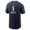 Paige Bueckers Dallas Wings Nike Name & Number T-Shirt - Navy - Detail View