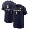 Paige Bueckers Dallas Wings Nike Name & Number T-Shirt - Navy - Front View