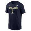 Paige Bueckers Dallas Wings Nike Name & Number T-Shirt - Navy - Side View