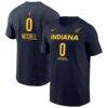 Kelsey Mitchell Indiana Fever Nike Name & Number T-Shirt - Navy - Front View