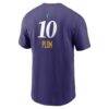 Kelsey Plum Los Angeles Sparks Nike Name & Number T-Shirt - Purple - Detail View