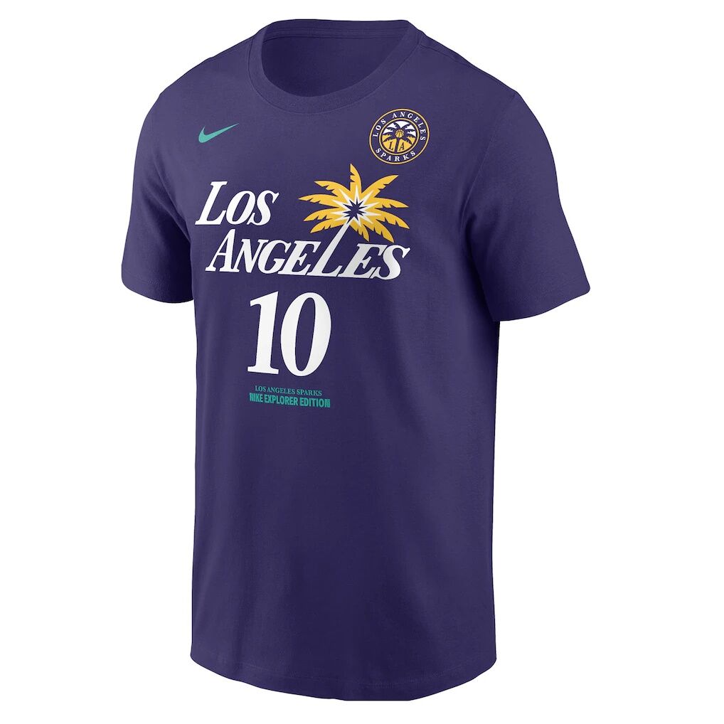 Kelsey Plum Los Angeles Sparks Nike Name & Number T-Shirt