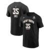 Jonquel Jones New York Liberty Nike Name & Number T-Shirt - Black - Front View