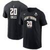 Sabrina Ionescu New York Liberty Nike Name & Number T-Shirt - Black - Front View