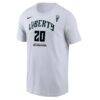 Sabrina Ionescu New York Liberty Nike Name & Number Heroine Edition T-Shirt - White - Side View