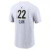 Caitlin Clark Indiana Fever Nike Name & Number Heroine Edition T-Shirt - White - Detail View