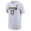 Caitlin Clark Indiana Fever Nike Name & Number Heroine Edition T-Shirt - White - Side View