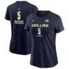 Paige Bueckers Dallas Wings Nike Women's Explorer Name & Number T-Shirt - Navy - Front View
