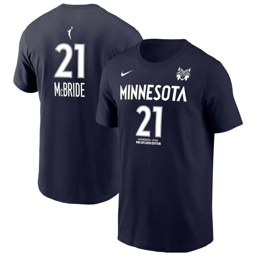Kayla McBride Minnesota Lynx Nike Rebel Edition Name & Number T-Shirt