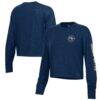 Georgia Tech Yellow Jackets Under Armour Women's Icon Long Sleeve Tri-Blend T-Shirt - Navy - Front View