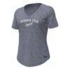 Georgia Tech Yellow Jackets Under Armour Women's Breezy V-Neck T-Shirt - - Side View
