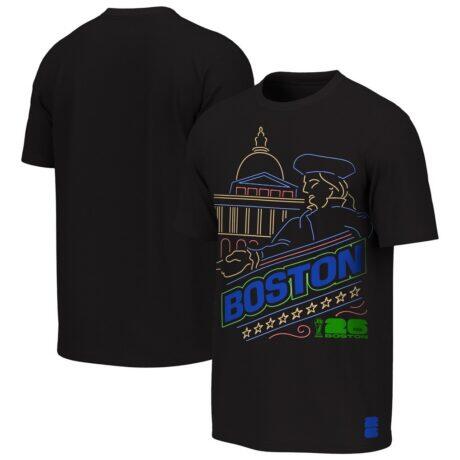 Outerstuff Youth FIFA World Cup 2026 Boston Neon City Night T-Shirt - Black - Front View
