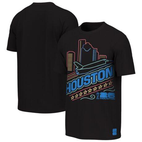 Outerstuff Youth FIFA World Cup 2026 Houston Neon City Night T-Shirt - Black - Front View
