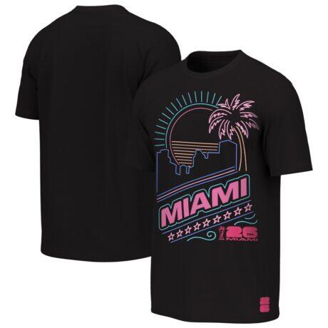 Outerstuff Youth FIFA World Cup 2026 Miami Neon City Night T-Shirt - Black - Front View