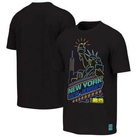 Outerstuff Youth FIFA World Cup 2026 New York/New Jersey Neon City Night T-Shirt - Black - Front View
