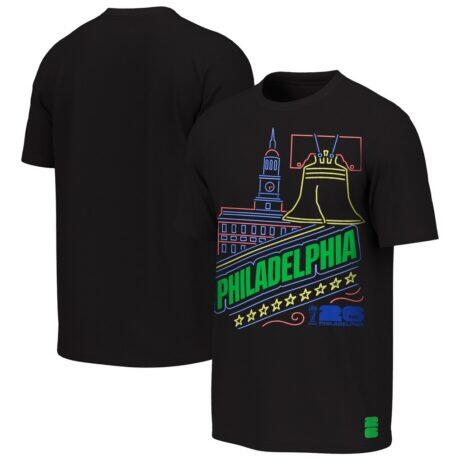 Outerstuff Youth FIFA World Cup 2026 Philadelphia Neon City Night T-Shirt - Black - Front View