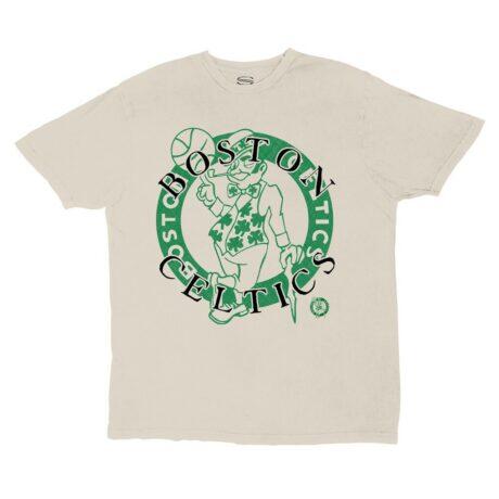 Boston Celtics Stadium Essentials Unisex Cocoon Vintage T-Shirt - - Front View