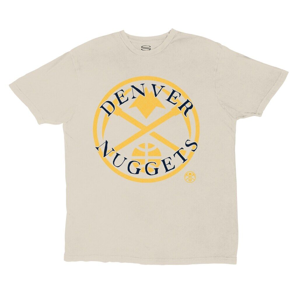 Denver Nuggets Stadium Essentials Unisex Cocoon Vintage T-Shirt - Tan