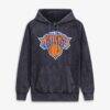 New York Knicks Stadium Essentials Unisex Laylow Vintage Hoodie - Black - Side View