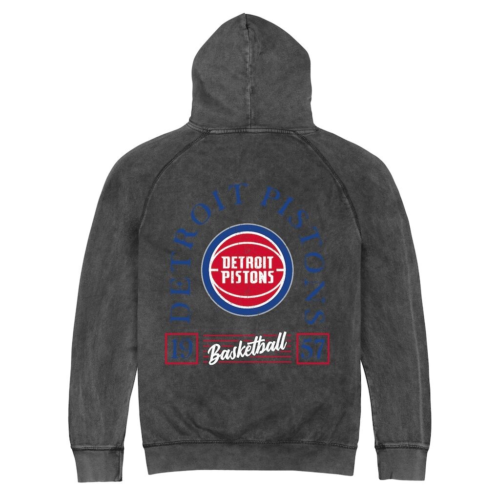 Detroit Pistons Stadium Essentials Unisex Laylow Vintage Hoodie