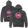 Detroit Pistons Stadium Essentials Unisex Laylow Vintage Hoodie - Black - Front View