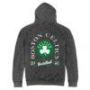 Boston Celtics Stadium Essentials Unisex Laylow Vintage Hoodie - Black - Detail View