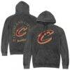 Cleveland Cavaliers Stadium Essentials Unisex Laylow Vintage Hoodie - Black - Front View