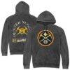 Denver Nuggets Stadium Essentials Unisex Laylow Vintage Hoodie - Black - Front View