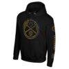 Denver Nuggets Stadium Essentials Unisex Elementized Ride Hoodie - Black - Front View