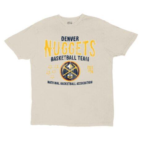 Denver Nuggets Stadium Essentials Unisex Shapeshifter Vintage T-Shirt - Khaki