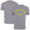 Chicago Sky Sportiqe Unisex Comfy Basket Tri-Blend T-Shirt - - Front View