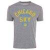 Chicago Sky Sportiqe Unisex Comfy Basket Tri-Blend T-Shirt - - Side View