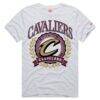 Cleveland Cavaliers Homage Unisex Crest Tri-Blend T-Shirt - - Front View