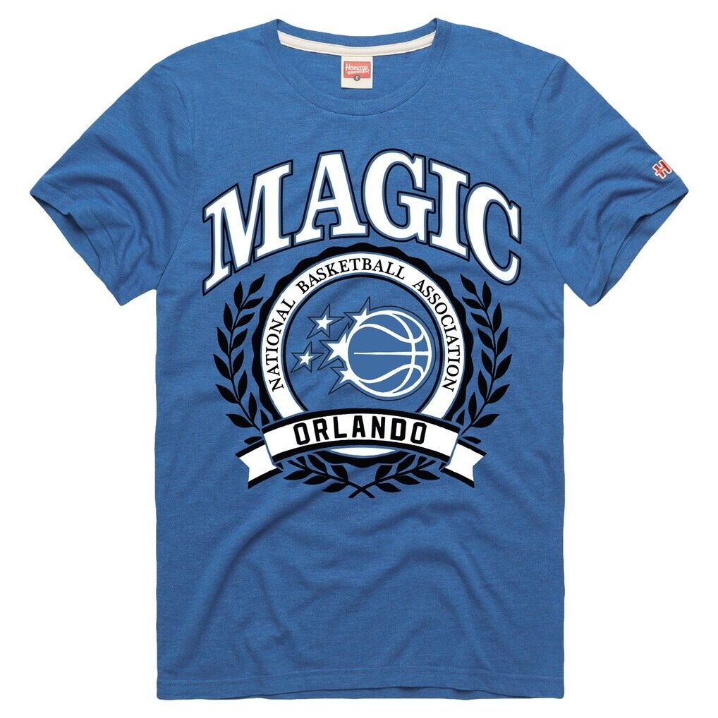 Orlando Magic Homage Unisex Crest Tri-Blend T-Shirt