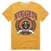 Denver Nuggets Homage Unisex Crest Tri-Blend T-Shirt - Gold - Back View